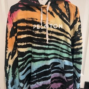 Peloton Tie Dye Hoodie Unisex Medium